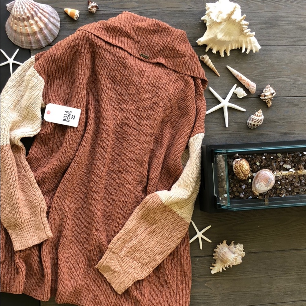 🌴🌼BILLABONG- NEW COMER CARDIGAN SWEATER🌼🌴 - Picture 8 of 8